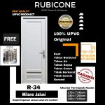 Pintu UPVC Rubicon Maldives – L70 x T195cm, Engsel Kiri